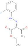 Butanoic acid, 2-[2-(2-fluorophenyl)hydrazinylidene]-3-oxo-, ethyl ester
