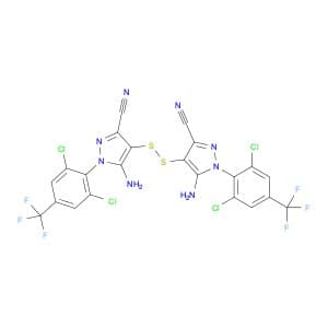 4,4′-Dithiobis[5-amino-1-[2,6-dichloro-4-(trifluoromethyl)phenyl]-1H-pyrazole-3-carbonitrile]