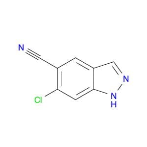 1H-Indazole-5-carbonitrile, 6-chloro-