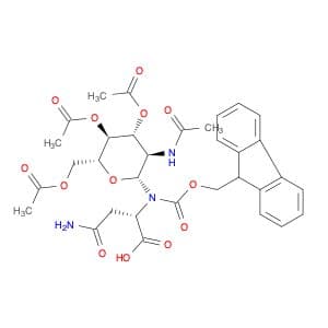 L-Asparagine, N2-[(9H-fluoren-9-ylmethoxy)carbonyl]-N-[3,4,6-tri-O-acetyl-2-(acetylamino)-2-deoxy-…