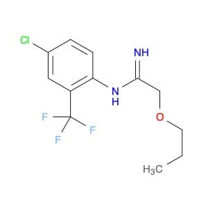 Ethanimidamide, N-[4-chloro-2-(trifluoromethyl)phenyl]-2-propoxy-