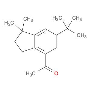 Ethanone, 1-[6-(1,1-dimethylethyl)-2,3-dihydro-1,1-dimethyl-1H-inden-4-yl]-