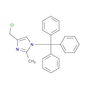 1H-Imidazole, 4-(chloromethyl)-2-methyl-1-(triphenylmethyl)-