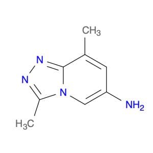 1,2,4-Triazolo[4,3-a]pyridin-6-amine, 3,8-dimethyl-
