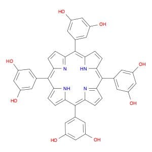1,3-Benzenediol, 5,5',5'',5'''-(21H,23H-porphine-5,10,15,20-tetrayl)tetrakis-