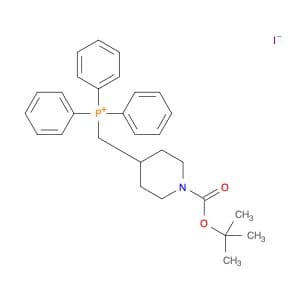 Phosphonium, [[1-[(1,1-dimethylethoxy)carbonyl]-4-piperidinyl]methyl]triphenyl-, iodide (1:1)
