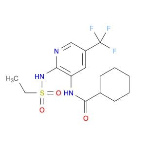 Cyclohexanecarboxamide, N-[2-[(ethylsulfonyl)amino]-5-(trifluoromethyl)-3-pyridinyl]-