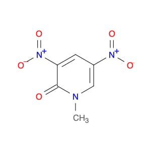 2(1H)-Pyridinone, 1-methyl-3,5-dinitro-