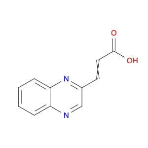 3-Quinoxalin-2-yl-acrylic acid