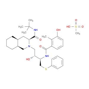 3-Isoquinolinecarboxamide, N-(1,1-dimethylethyl)decahydro-2-[(2R,3R)-2-hydroxy-3-[(3-hydroxy-2-met…