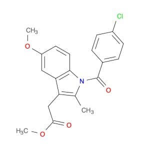 1H-Indole-3-acetic acid, 1-(4-chlorobenzoyl)-5-methoxy-2-methyl-, methyl ester