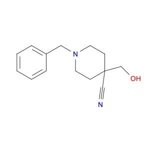 4-Piperidinecarbonitrile, 4-(hydroxymethyl)-1-(phenylmethyl)-