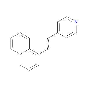 Pyridine, 4-[2-(1-naphthalenyl)ethenyl]-