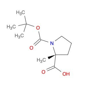 1,2-Pyrrolidinedicarboxylic acid, 2-methyl-, 1-(1,1-dimethylethyl) ester, (2R)-