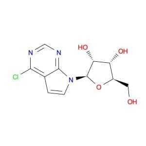 7H-Pyrrolo[2,3-d]pyrimidine, 4-chloro-7-β-D-ribofuranosyl-