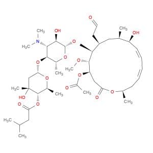 Leucomycin V, 3-acetate 4B-(3-methylbutanoate)