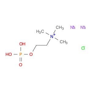 Ethanaminium, N,N,N-trimethyl-2-(phosphonooxy)-, chloride, sodium salt (1:1:2)