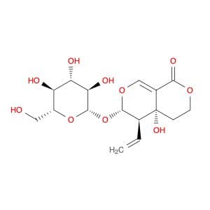 1H,3H-Pyrano[3,4-c]pyran-1-one, 5-ethenyl-6-(β-D-glucopyranosyloxy)-4,4a,5,6-tetrahydro-4a-hydroxy…