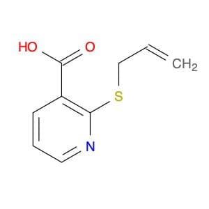 3-PYRIDINECARBOXYLIC ACID, 2-(2-PROPEN-1-YLTHIO)-