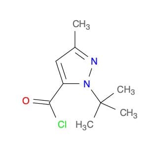 1H-Pyrazole-5-carbonyl chloride, 1-(1,1-dimethylethyl)-3-methyl-