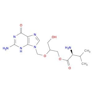 2-[(2-amino-6-oxo-6,9-dihydro-1H-purin-9-yl)methoxy]-3-hydroxypropyl (2S)-2-amino-3-methylbutanoat…