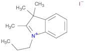 3H-Indolium, 2,3,3-trimethyl-1-propyl-, iodide (1:1)