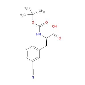 D-Phenylalanine, 3-cyano-N-[(1,1-dimethylethoxy)carbonyl]-
