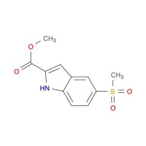 1H-Indole-2-carboxylic acid, 5-(methylsulfonyl)-, methyl ester