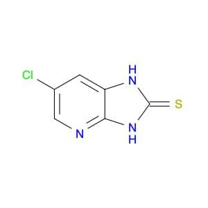 2H-Imidazo[4,5-b]pyridine-2-thione, 6-chloro-1,3-dihydro-