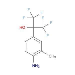 Benzenemethanol, 4-amino-3-methyl-α,α-bis(trifluoromethyl)-