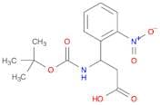 Benzenepropanoic acid, β-[[(1,1-dimethylethoxy)carbonyl]amino]-2-nitro-