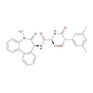 Benzeneacetamide, N-[(1S)-2-[[(7S)-6,7-dihydro-5-methyl-6-oxo-5H-dibenz[b,d]azepin-7-yl]amino]-1-m…