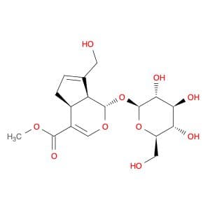 Cyclopenta[c]pyran-4-carboxylic acid, 1-(β-D-glucopyranosyloxy)-1,4a,5,7a-tetrahydro-7-(hydroxymet…