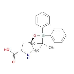 L-Proline, 4-[[(1,1-dimethylethyl)diphenylsilyl]oxy]-, (4R)-