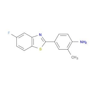 Benzenamine, 4-(5-fluoro-2-benzothiazolyl)-2-methyl-
