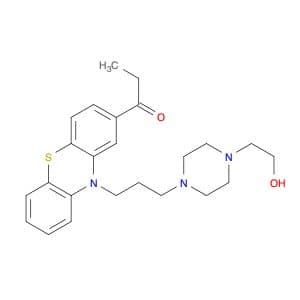 1-Propanone, 1-[10-[3-[4-(2-hydroxyethyl)-1-piperazinyl]propyl]-10H-phenothiazin-2-yl]-