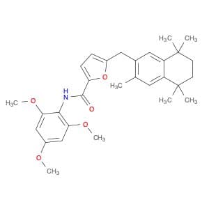 2-Furancarboxamide, 5-[(5,6,7,8-tetrahydro-3,5,5,8,8-pentamethyl-2-naphthalenyl)methyl]-N-(2,4,6-t…