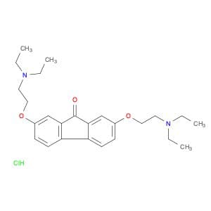 9H-Fluoren-9-one, 2,7-bis[2-(diethylamino)ethoxy]-, hydrochloride (1:2)