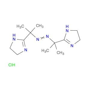 1H-Imidazole, 2,2'-[1,2-diazenediylbis(1-methylethylidene)]bis[4,5-dihydro-, hydrochloride (1:2)