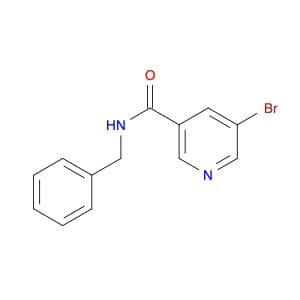3-Pyridinecarboxamide, 5-bromo-N-(phenylmethyl)-