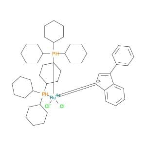 Bis(tricyclohexylphosphine)-3-phenyl-1H-inden-1-ylideneruthenium(IV) dichloride