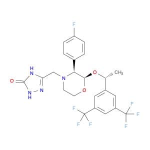 5-{[(2R,3S)-2-[(1R)-1-[3,5-bis(trifluoromethyl)phenyl]ethoxy]-3-(4-fluorophenyl)morpholin-4-yl]met…