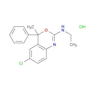 6-Chloro-2-N-ethyl-4-methyl-4-phenyl-4H-3,1-benzoxazin-2-amine hydrochloride