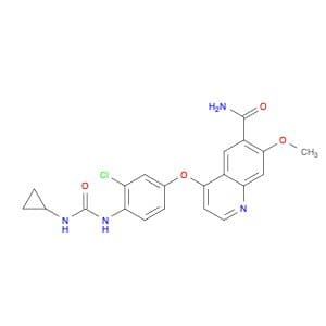 4-{3-chloro-4-[(cyclopropylcarbamoyl)amino]phenoxy}-7-methoxyquinoline-6-carboxamide