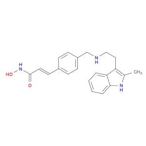 (2E)-N-hydroxy-3-[4-({[2-(2-methyl-1H-indol-3-yl)ethyl]amino}methyl)phenyl]prop-2-enamide