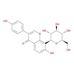 7-hydroxy-3-(4-hydroxyphenyl)-8-[(2S,3R,4R,5S,6R)-3,4,5-trihydroxy-6-(hydroxymethyl)oxan-2-yl]-4H-…