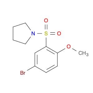 1-(5-Bromo-2-methoxyphenylsulfonyl)pyrrolidine