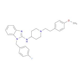 1-[(4-Fluorophenyl)methyl]-N-[1-[2-(4-methoxyphenyl)ethyl]-4-piperidinyl]-1H-benzimidazol-2-amine