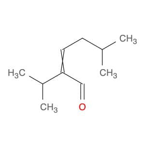 (2E)-5-methyl-2-(propan-2-yl)hex-2-enal