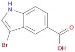 1H-​Indole-​5-​carboxylic acid, 3-​bromo-